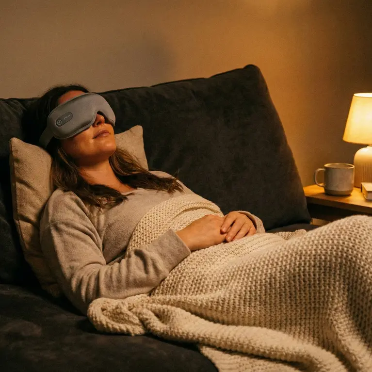 Adiós a la fatiga visual: Tu rutina de spa en casa para dormir mejor