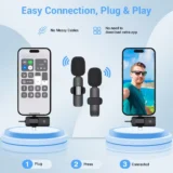 Micrófono Balita Inalámbrico Combo K11 lavalier plug & play con conector tipo C o Lightning - 3