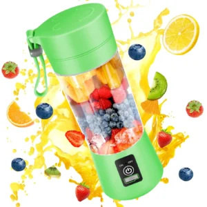 Mini Licuadora Portátil Recargable 380 ml con cuchillas de acero inoxidable - 1