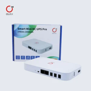 Mini UPS DC OLAX de respaldo para router WiFi con salidas 5V 9V 12V, PoE y USB - 2